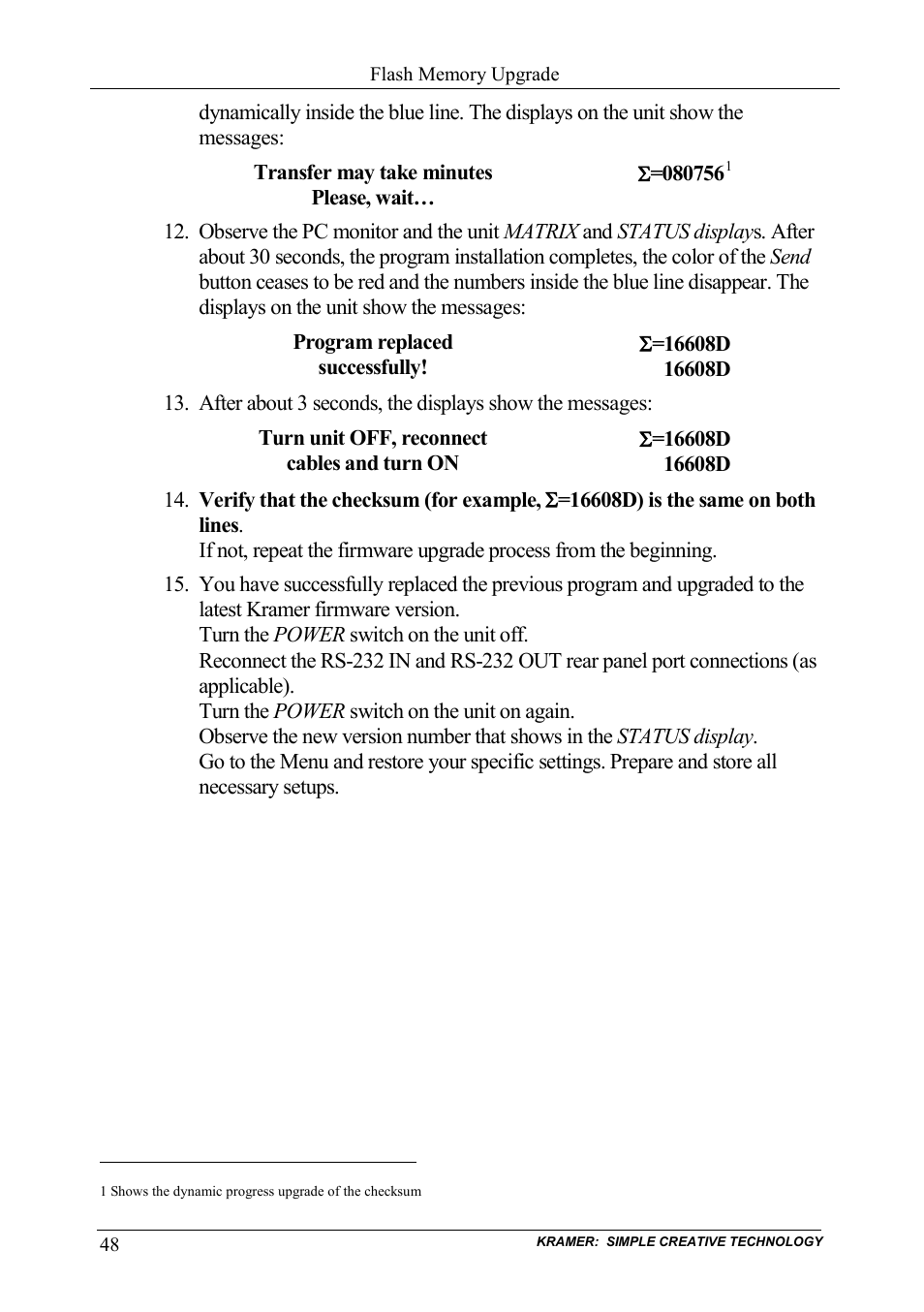 Kramer Electronics VS-162AVM User Manual | Page 52 / 56