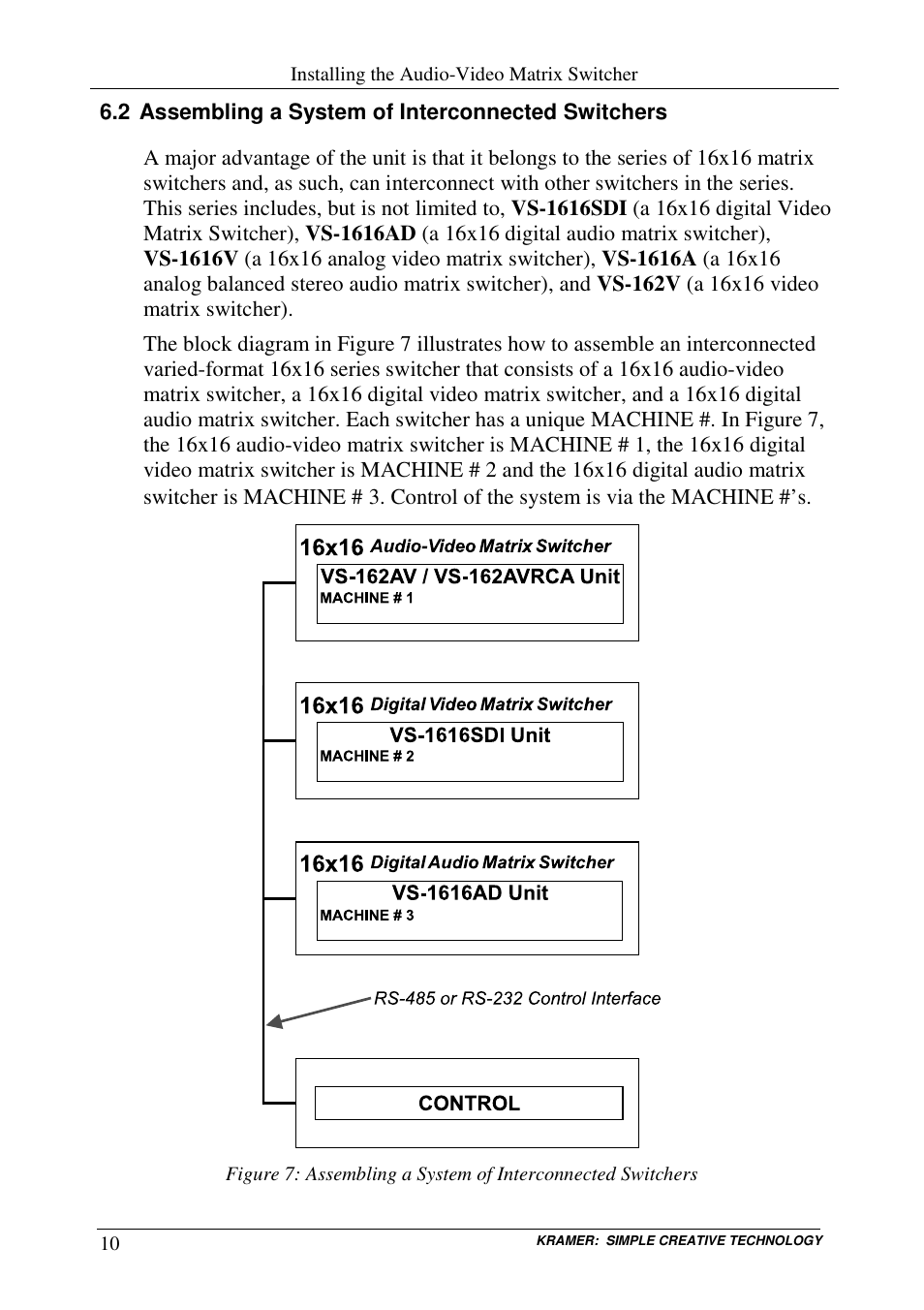 Kramer Electronics VS-162AVRCA User Manual | Page 14 / 53