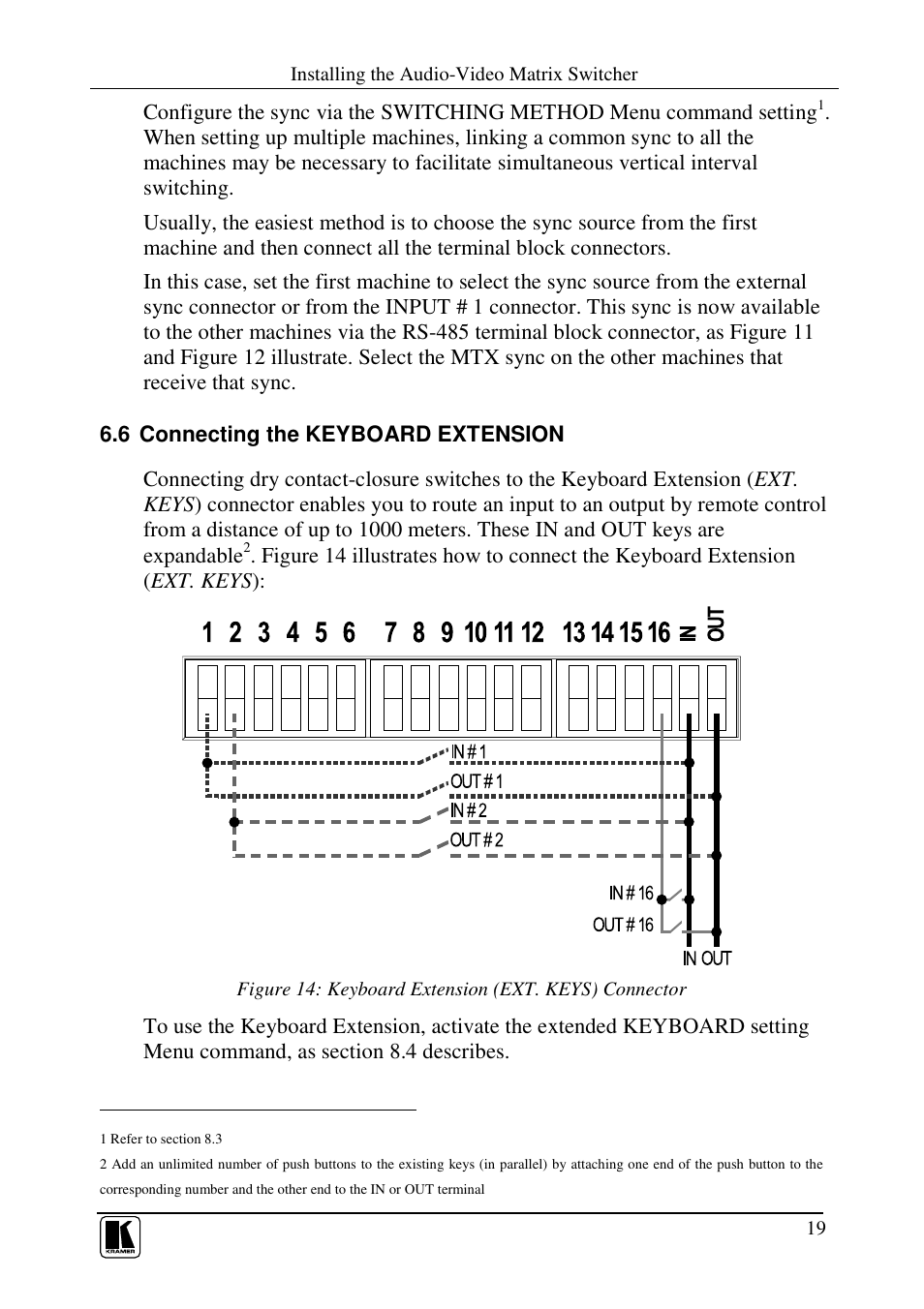 Kramer Electronics VS-162AVRCA User Manual | Page 23 / 53