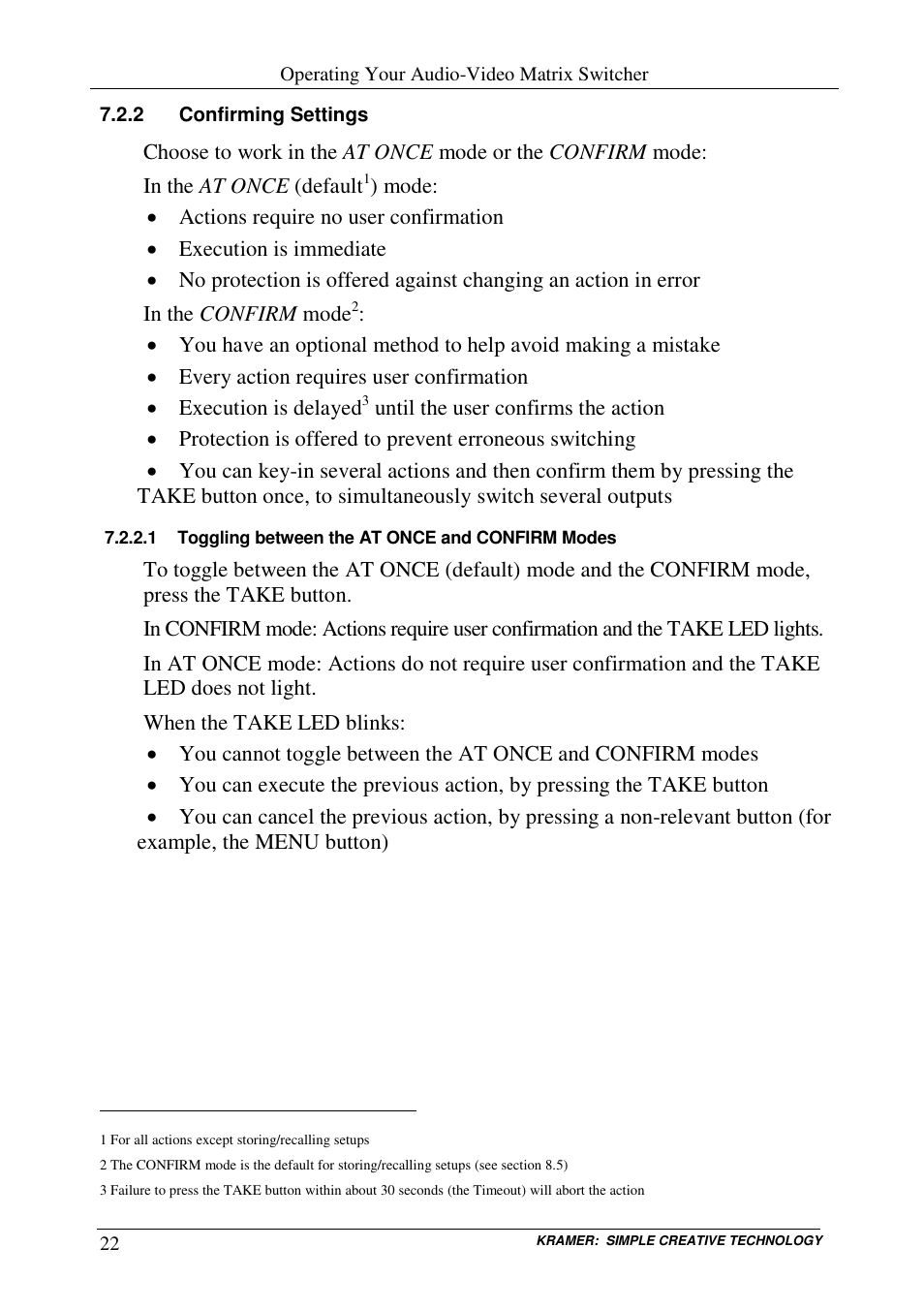 Kramer Electronics VS-162AVRCA User Manual | Page 26 / 53