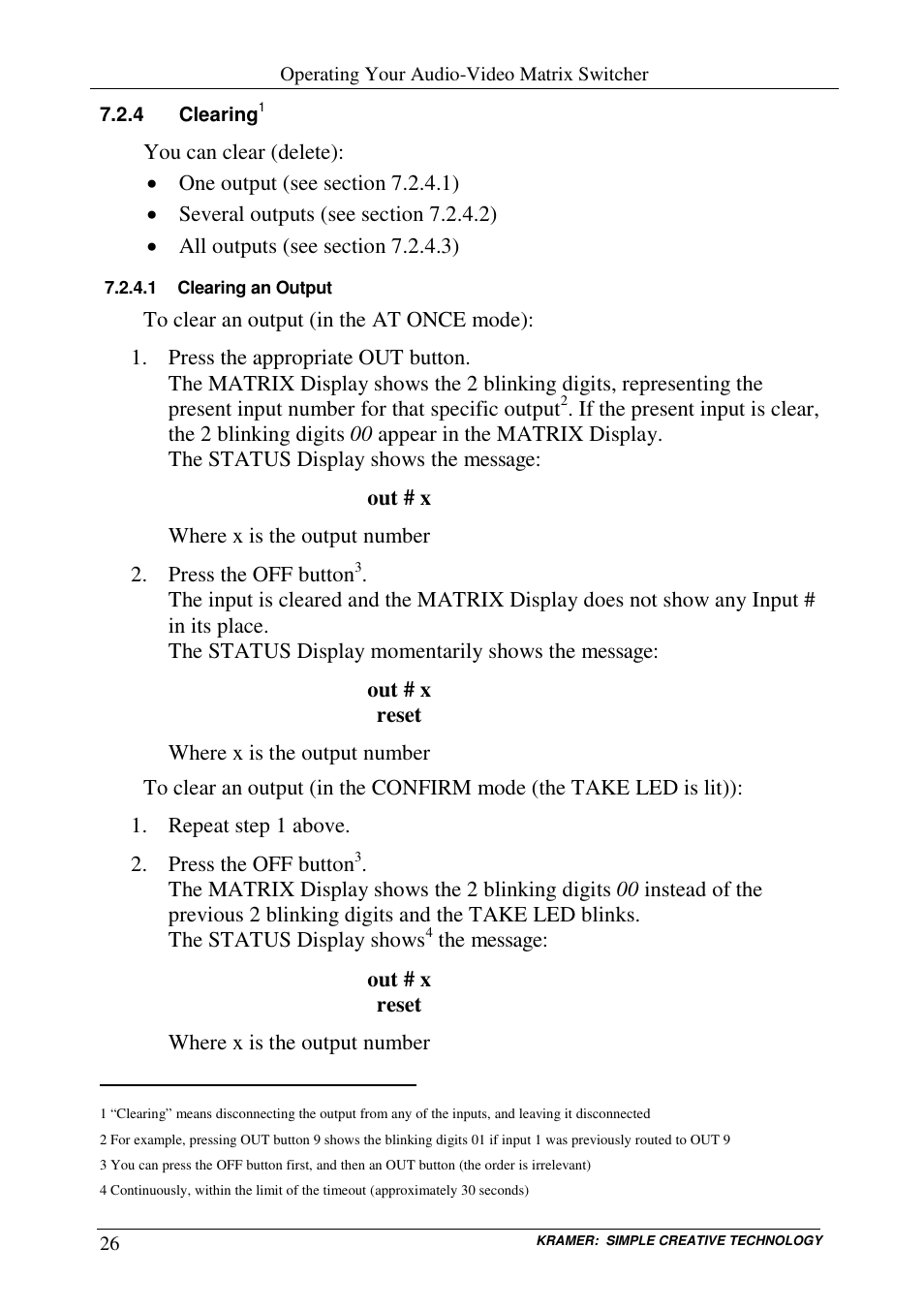 Kramer Electronics VS-162AVRCA User Manual | Page 30 / 53