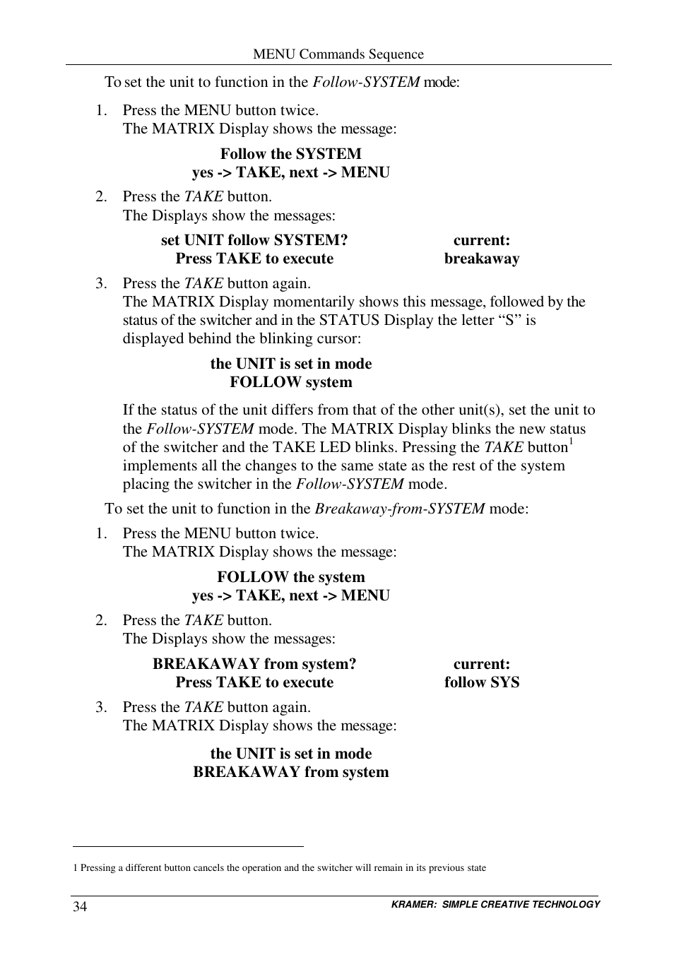 Kramer Electronics VS-162AVRCA User Manual | Page 38 / 53