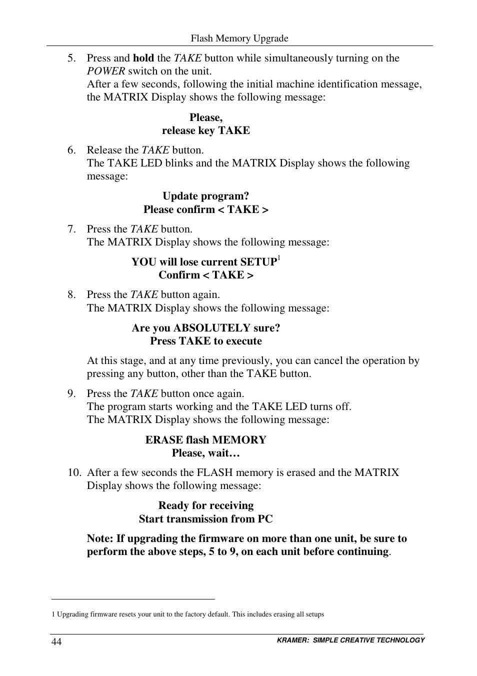Kramer Electronics VS-162AVRCA User Manual | Page 48 / 53