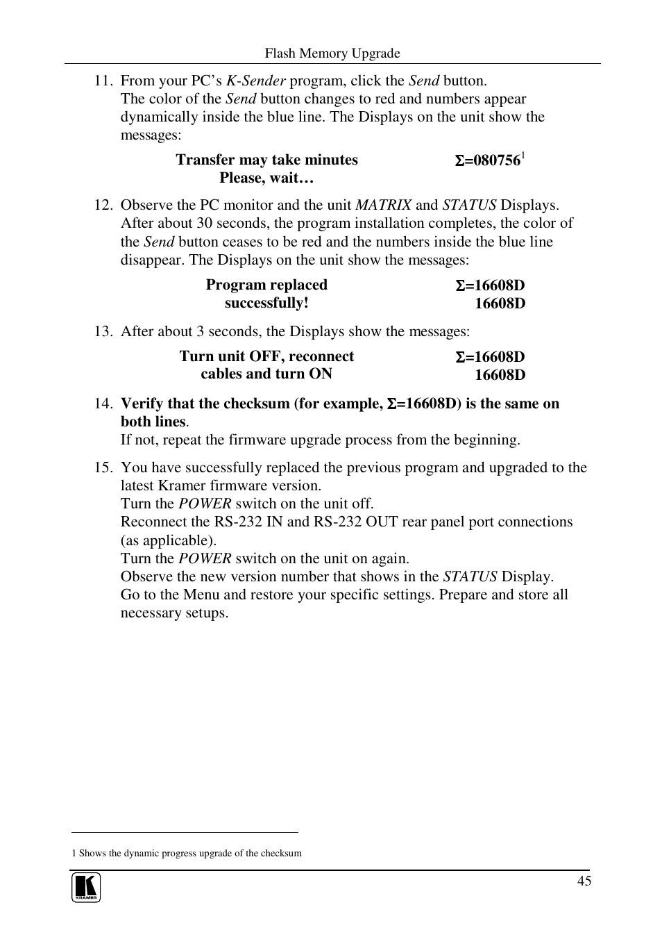 Kramer Electronics VS-162AVRCA User Manual | Page 49 / 53