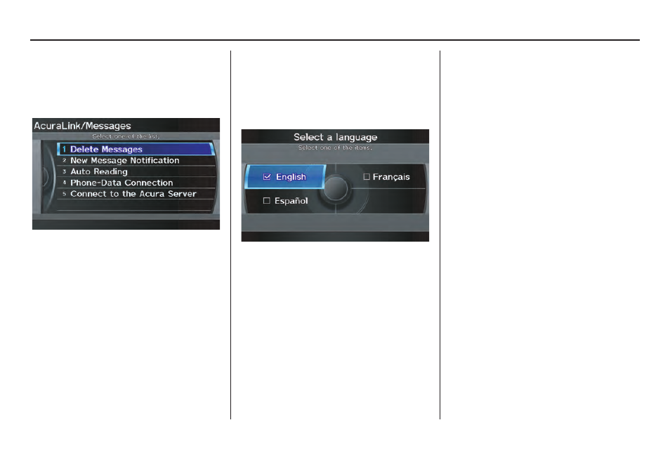 System setup, 2010 mdx | Acura 2010 MDX User Manual | Page 120 / 184
