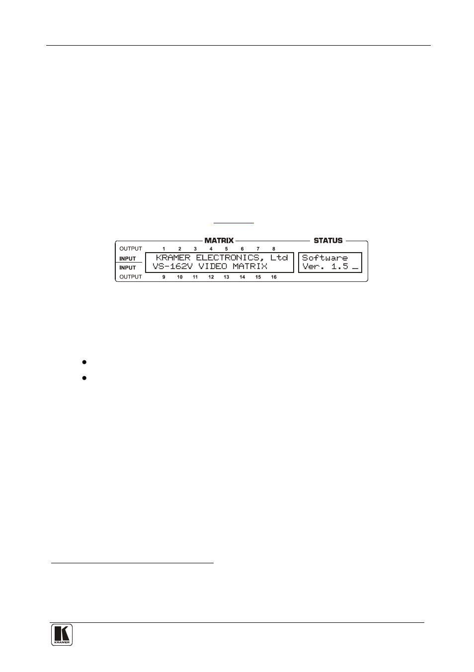 12 identifying the machine, 13 choosing the initial reset, Identifying the machine | Choosing the initial reset, Figure 23: machine identification | Kramer Electronics VS-162V User Manual | Page 59 / 66