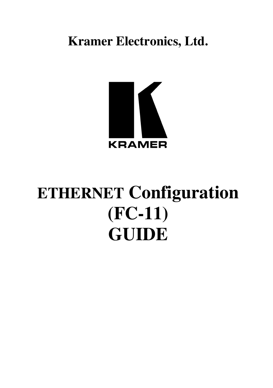 Kramer Electronics VS-169TP User Manual | 7 pages