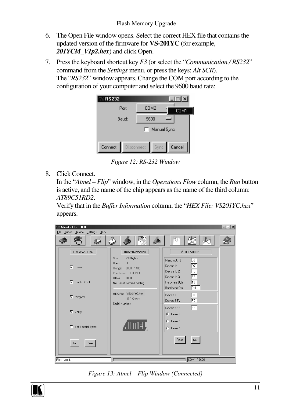 Kramer Electronics VS-201YC User Manual | Page 13 / 23
