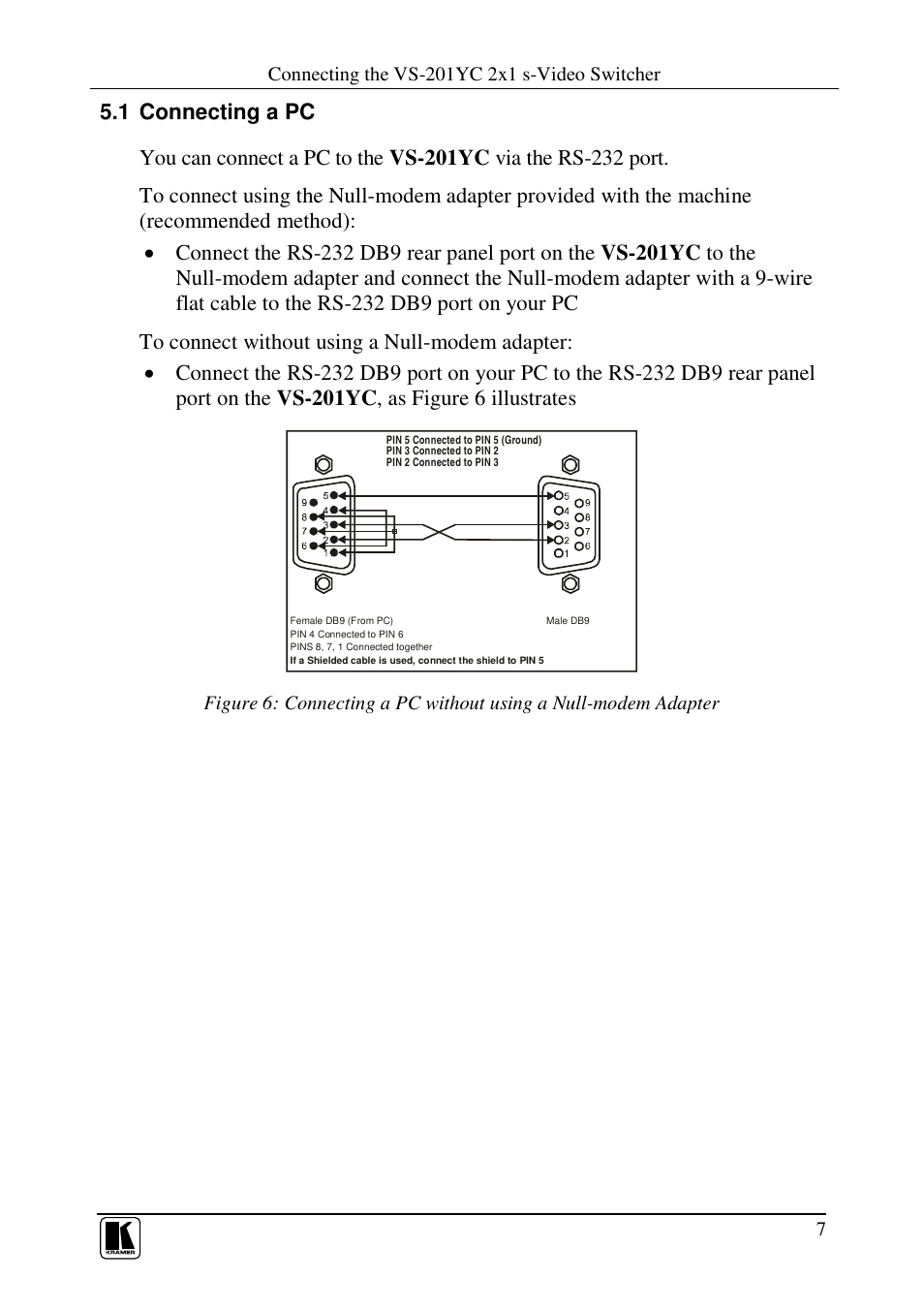 Kramer Electronics VS-201YC User Manual | Page 9 / 23