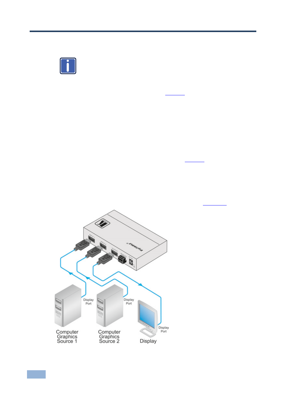 4 connecting the vs-21dpir, Connecting the vs-21dpir, 4connecting the vs-21dpir | Kramer Electronics VS-21DP-IR User Manual | Page 9 / 13