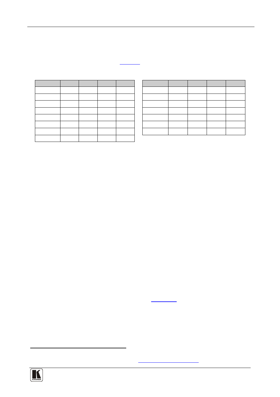 1 setting the machine, 6 connecting a control interface, 1 connecting the rs232 control interface | Setting the machine, Connecting a control interface, Connecting the rs-232 control interface, Table 7: machine # dip-switch settings, N 7.6, Table 7, On 7.5.1 | Kramer Electronics VS-3232A User Manual | Page 26 / 70