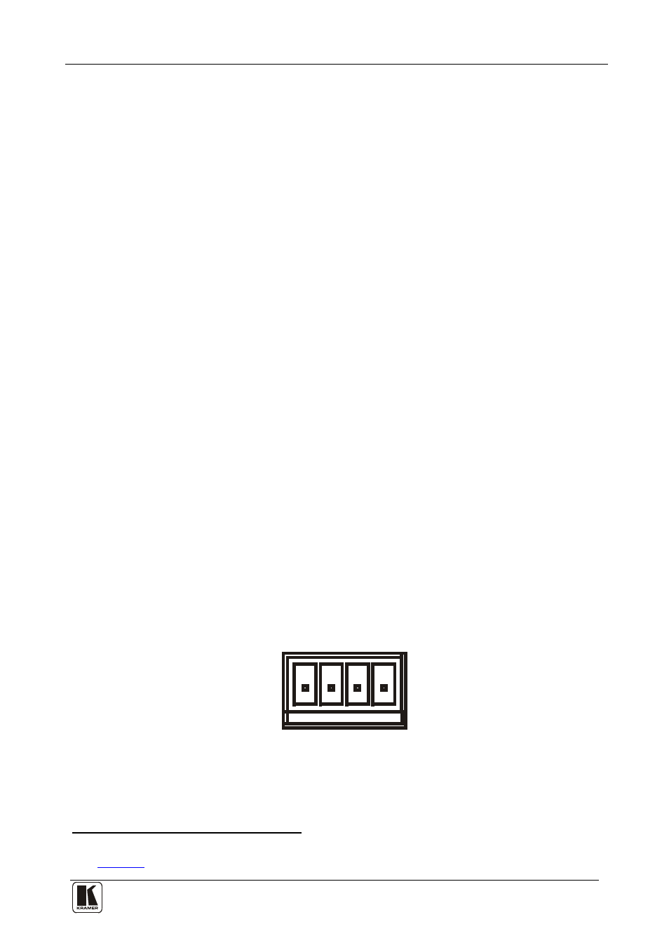 2 connecting two vs-3232a units via rs-232, 2 connecting the rs485 control interface, Connecting the rs-485 control interface | Figure 16: rs-485 connector pinout | Kramer Electronics VS-3232A User Manual | Page 28 / 70