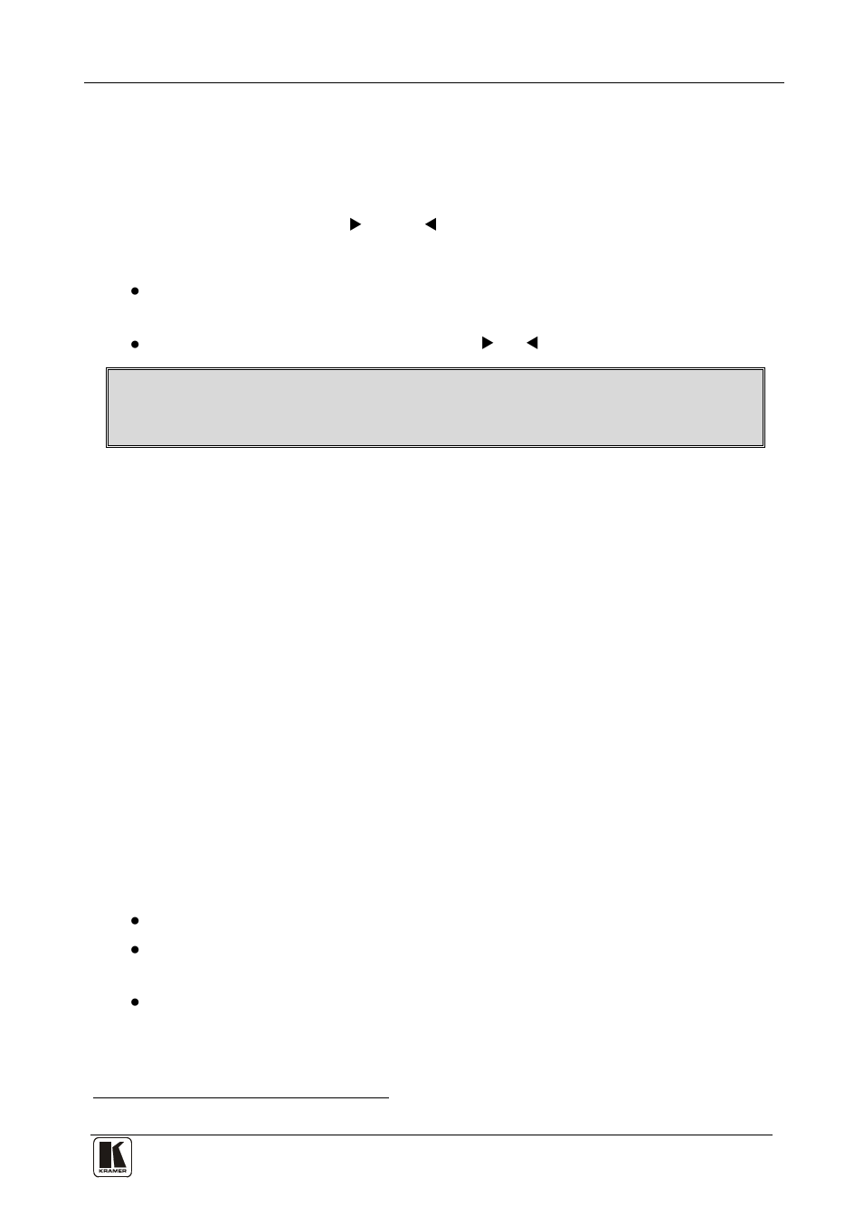 1 viewing the display, 2 using the keypad buttons, 3 confirming actions | Viewing the display, Using the keypad buttons, Confirming actions | Kramer Electronics VS-3232A User Manual | Page 34 / 70