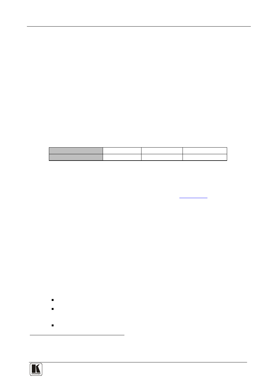 8 using the lock button, 9 setting the input/output volume, Using the lock button | Setting the input/output volume, Table 8: audio output attenuation steps | Kramer Electronics VS-3232A User Manual | Page 42 / 70