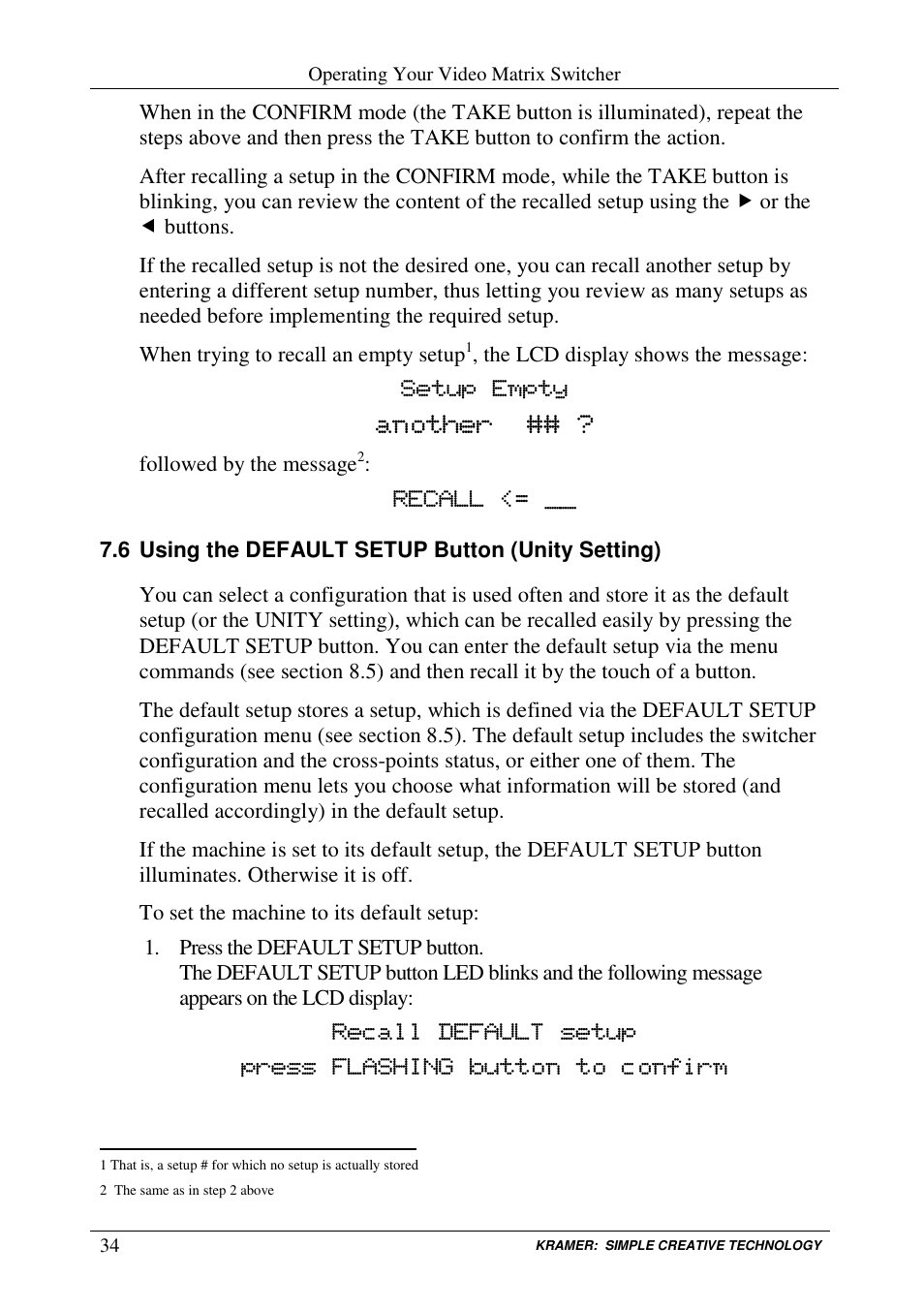 Kramer Electronics VS-3232V User Manual | Page 38 / 60