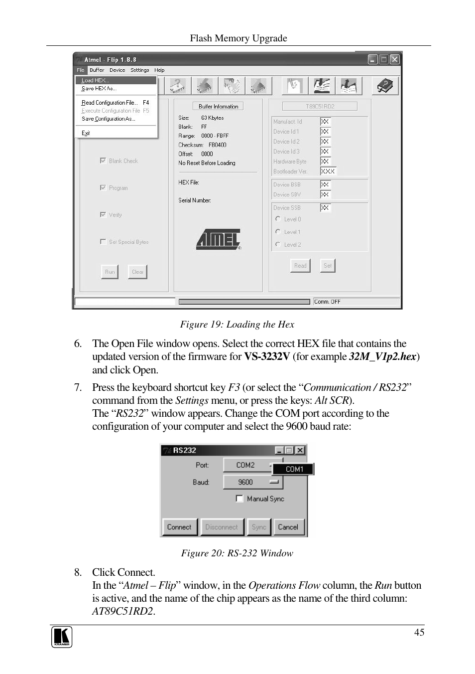 Kramer Electronics VS-3232V User Manual | Page 49 / 60