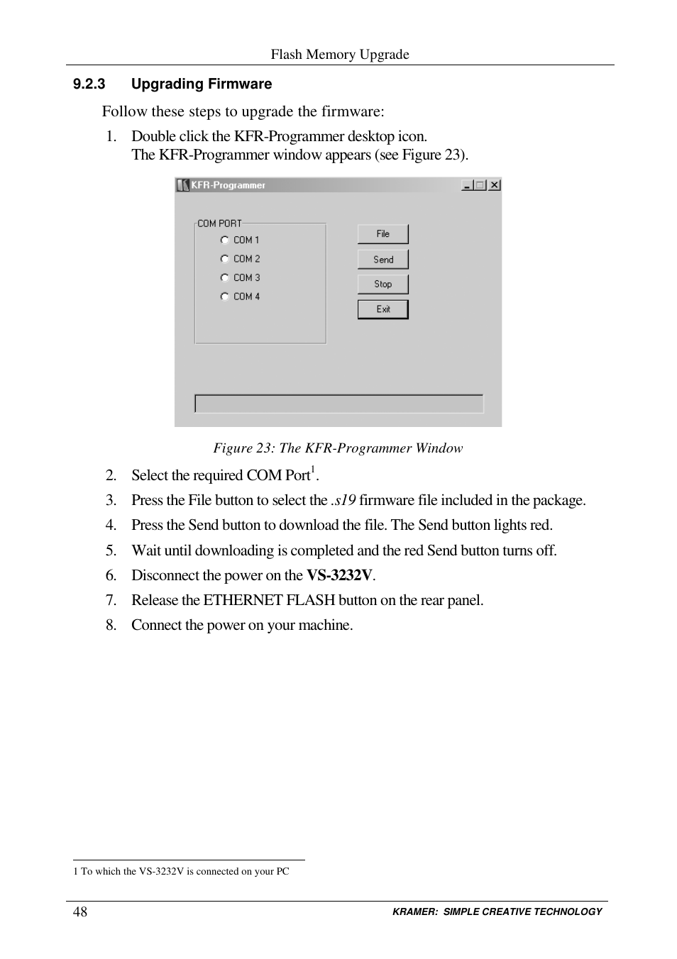 Kramer Electronics VS-3232V User Manual | Page 52 / 60