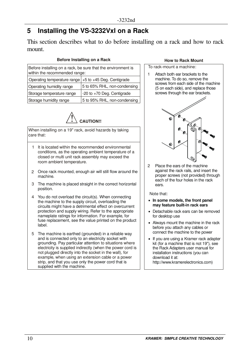 3232nd | Kramer Electronics VS-3232Vxl User Manual | Page 14 / 61