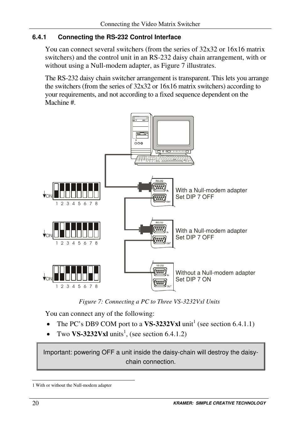 Kramer Electronics VS-3232Vxl User Manual | Page 24 / 61