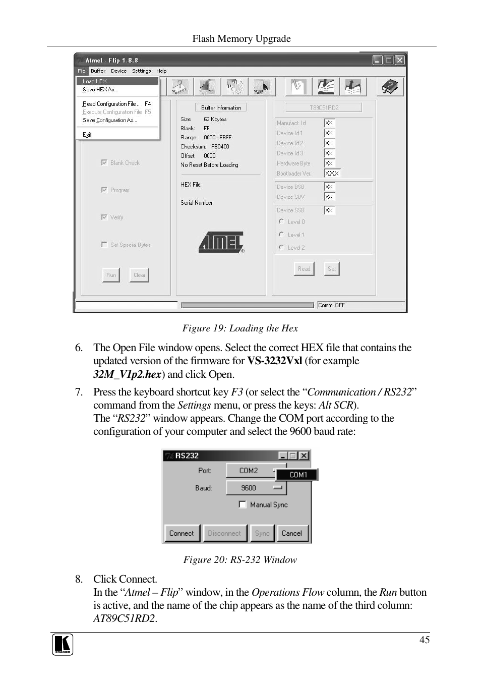 Kramer Electronics VS-3232Vxl User Manual | Page 49 / 61