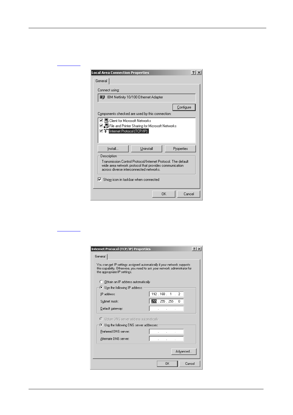 Figure 6: local area connection properties window | Kramer Electronics VS-41HD User Manual | Page 15 / 23