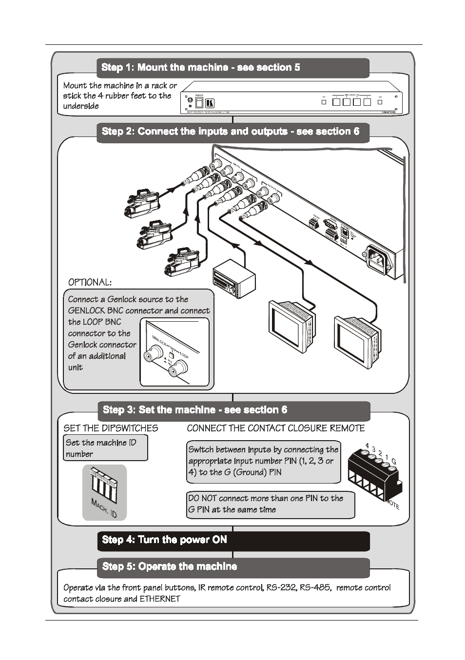 Kramer Electronics VS-41HD User Manual | Page 5 / 23