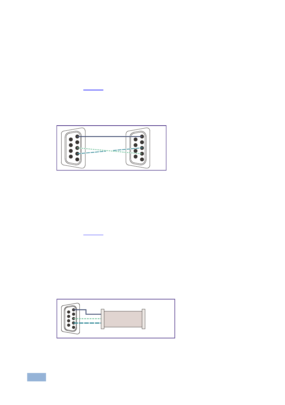 1 connecting a pc or controller to the rs-232 port, Connecting a pc or controller to the rs-232 port, Figure 6: crossed cable rs-232 connection | On 4.1 | Kramer Electronics VS-4228 User Manual | Page 13 / 23