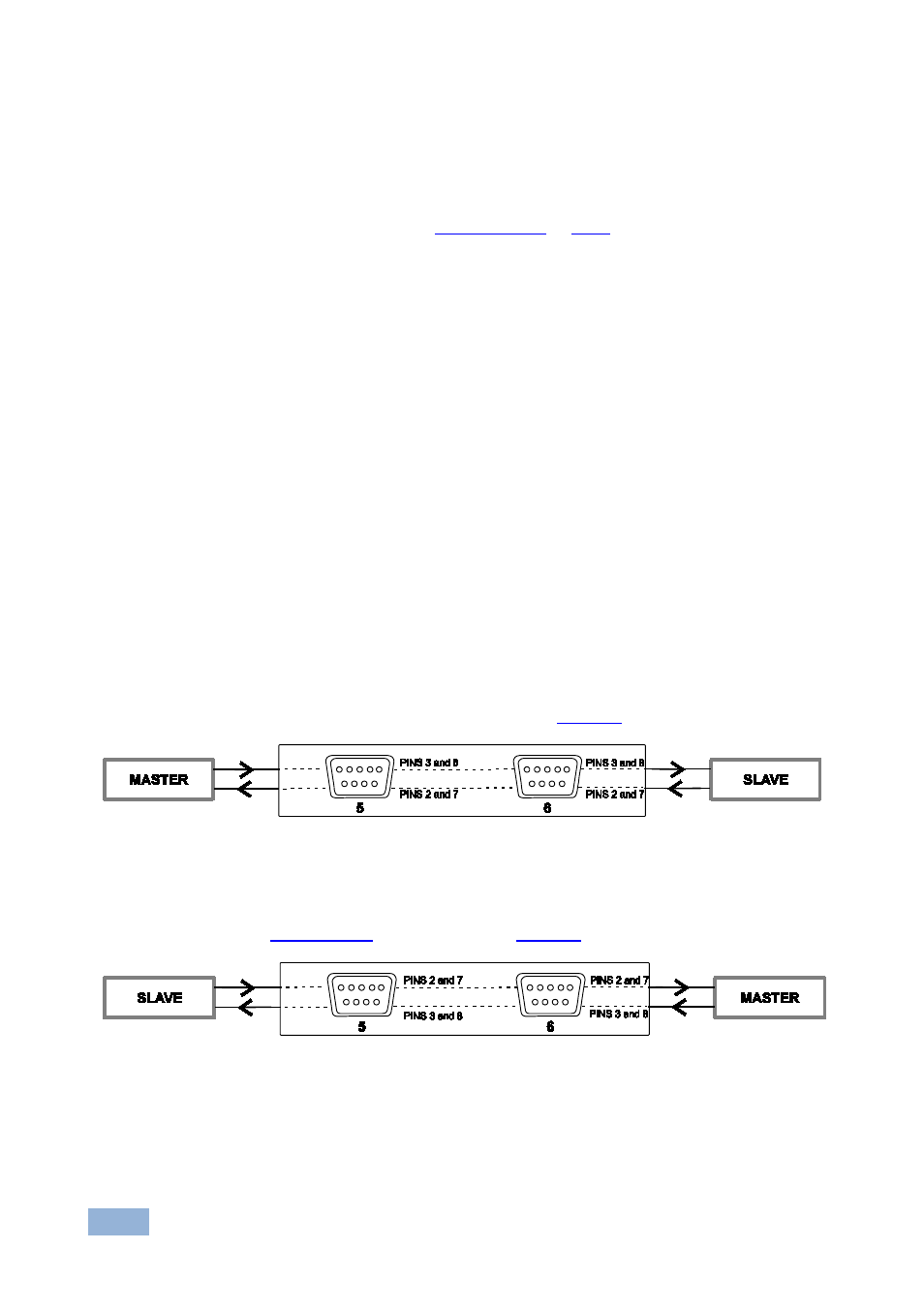 2 about rs-422, 1 signal terminology, 2 bi-directional signals | About rs-422, Figure 3: bi-directional signals i, Figure 4: bi-directional signals ii | Kramer Electronics VS-4228 User Manual | Page 9 / 23
