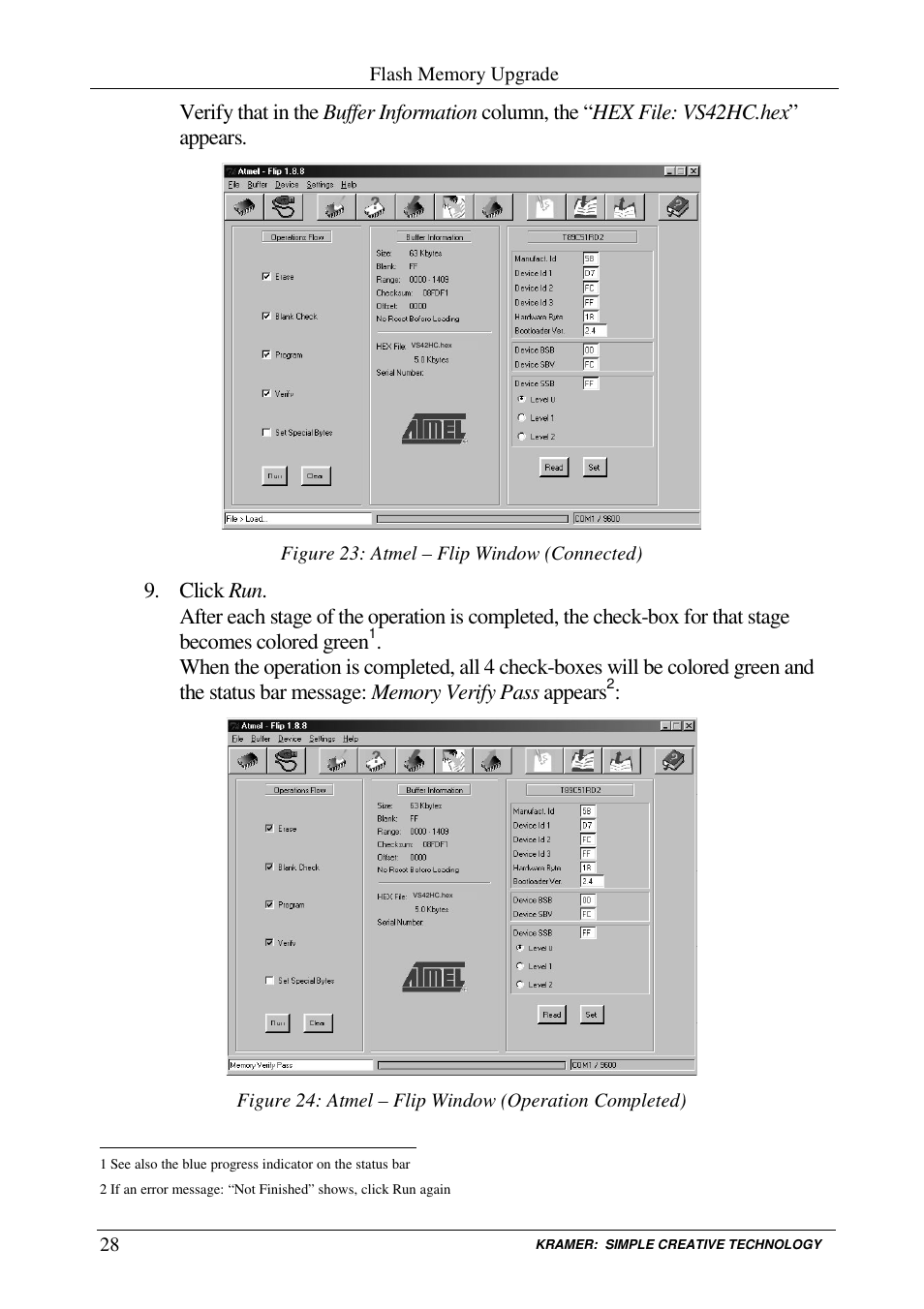 Kramer Electronics VS-42HC User Manual | Page 31 / 39