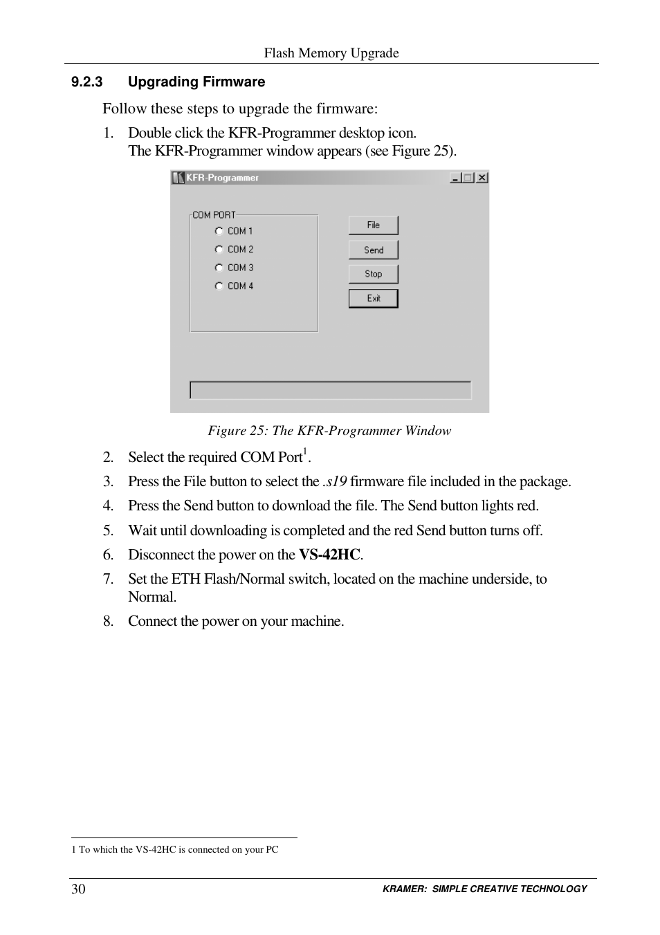 Kramer Electronics VS-42HC User Manual | Page 33 / 39