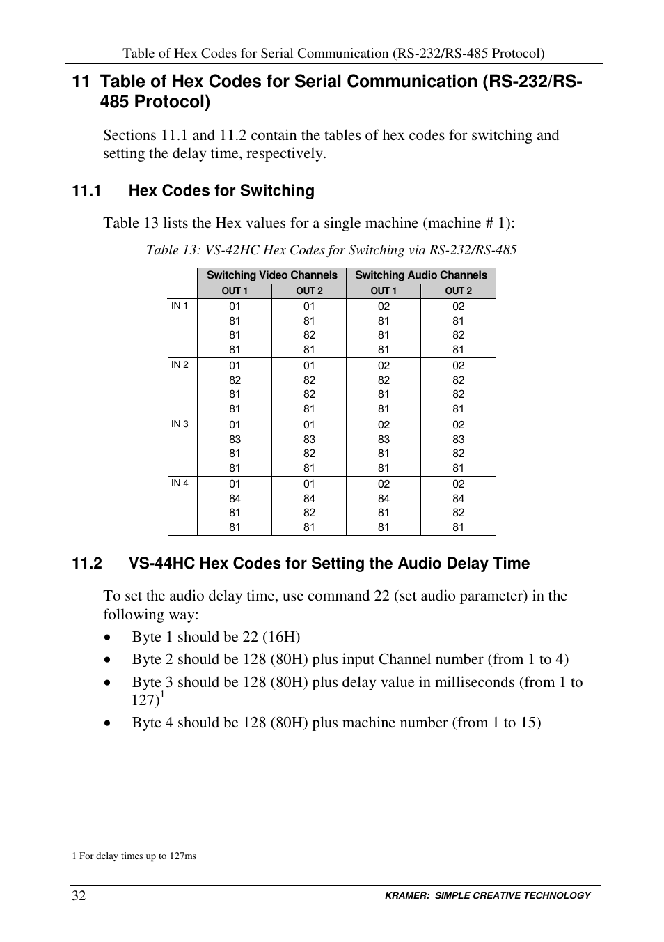 Kramer Electronics VS-42HC User Manual | Page 35 / 39