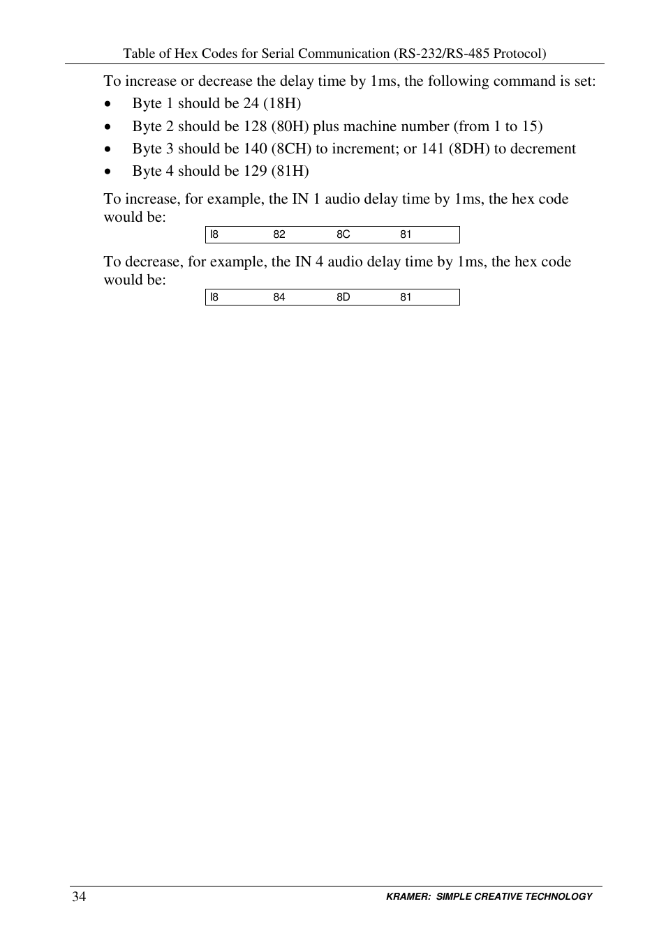 Kramer Electronics VS-42HC User Manual | Page 37 / 39