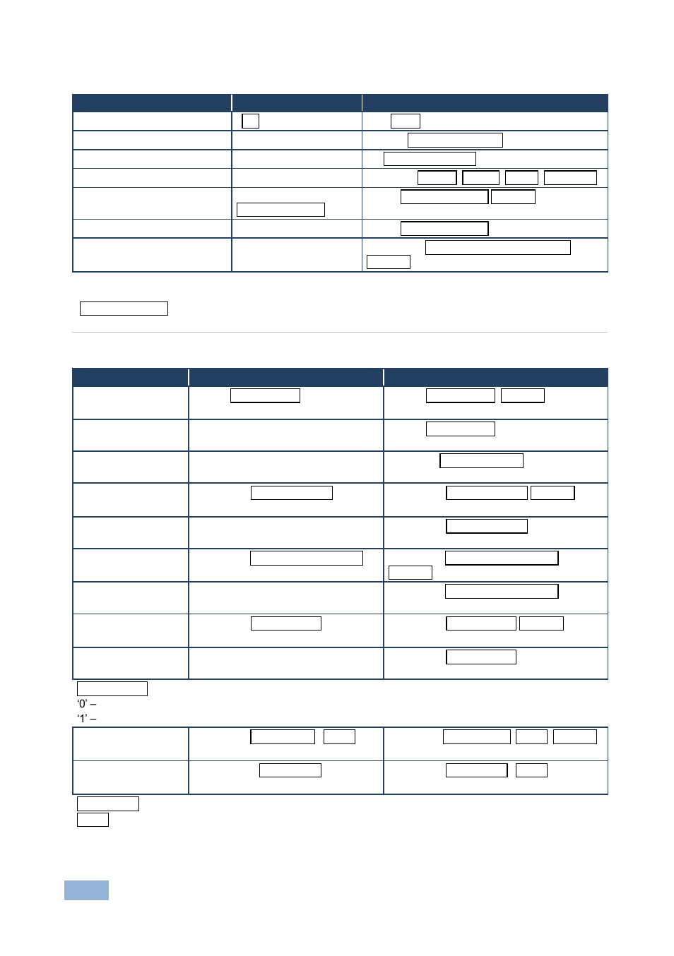 7 identification commands, 8 network setting commands | Kramer Electronics VS-44FO User Manual | Page 37 / 43