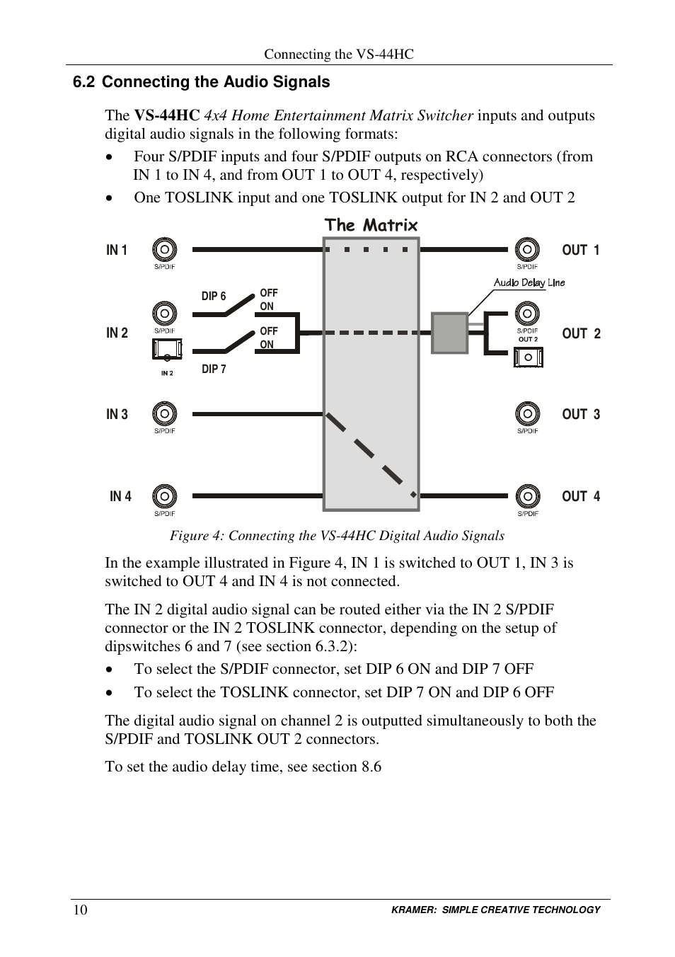Kramer Electronics VS-44HC User Manual | Page 14 / 49