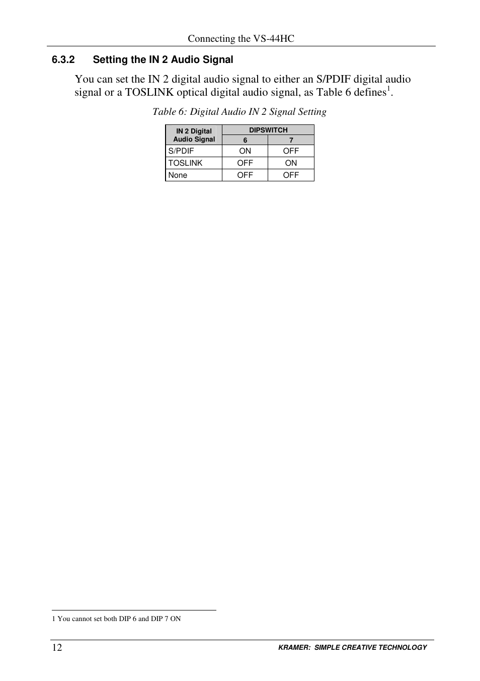 Kramer Electronics VS-44HC User Manual | Page 16 / 49
