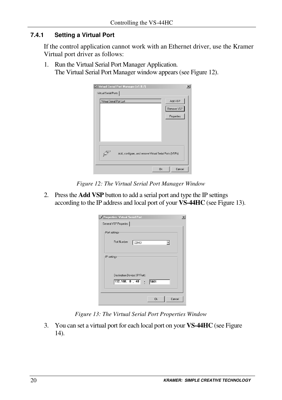 Kramer Electronics VS-44HC User Manual | Page 24 / 49