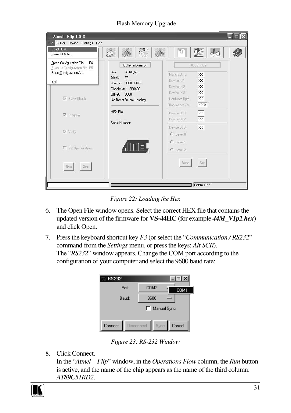 Kramer Electronics VS-44HC User Manual | Page 35 / 49