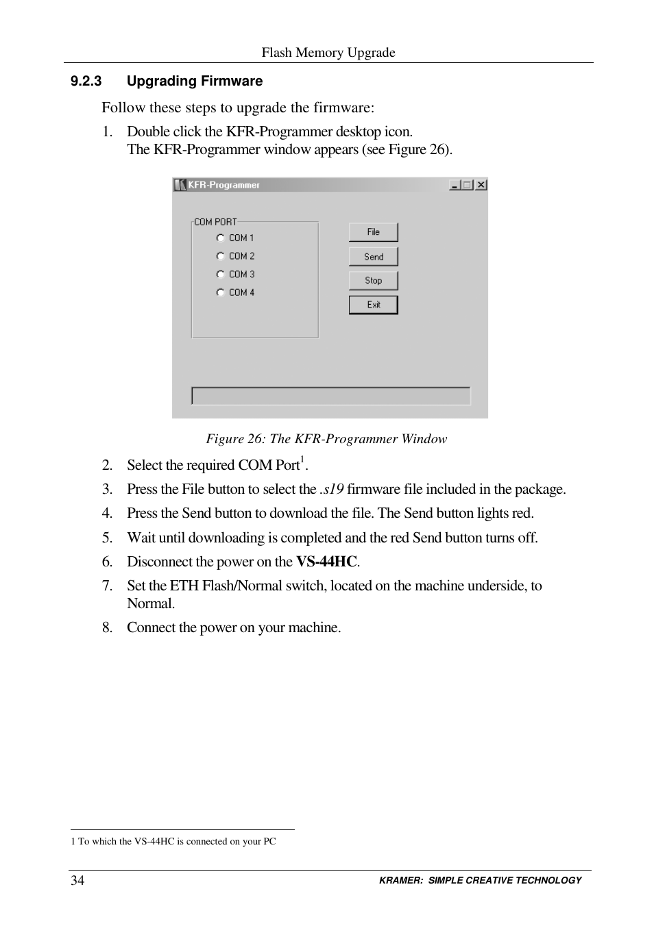 Kramer Electronics VS-44HC User Manual | Page 38 / 49