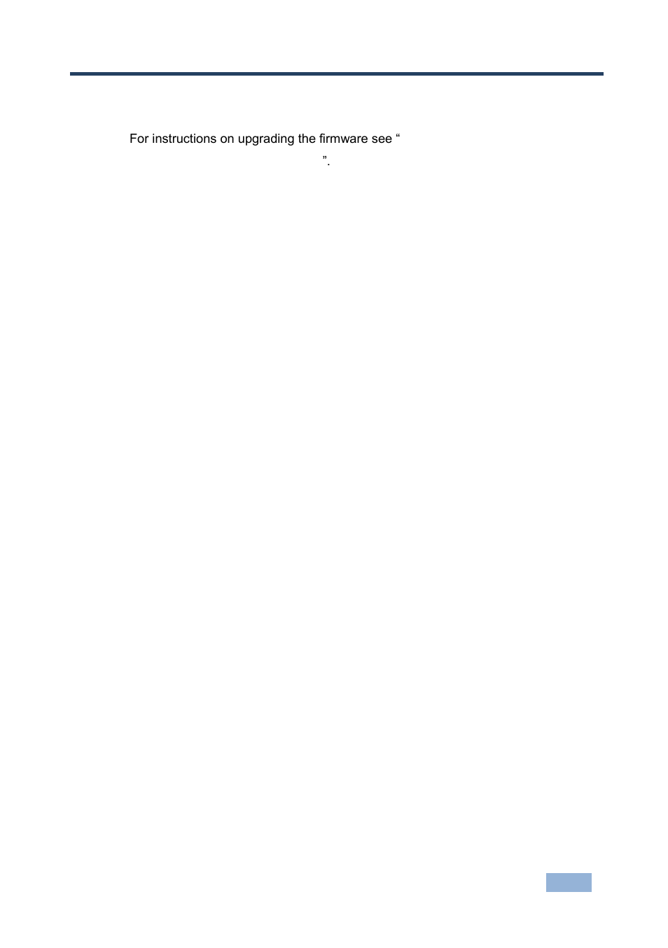 8 firmware upgrade, Firmware upgrade, 8firmware upgrade | Kramer Electronics VS-44HDCP User Manual | Page 24 / 37