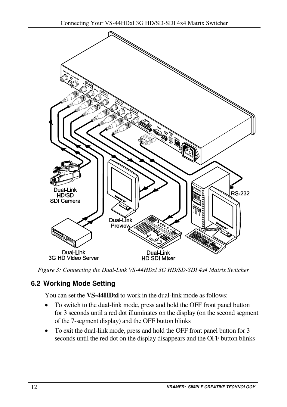 Kramer Electronics VS-44HDxl User Manual | Page 15 / 31