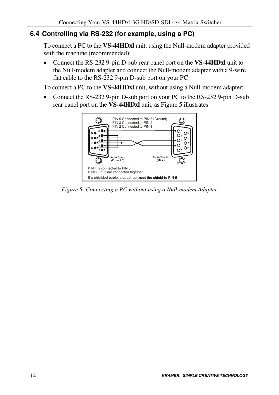 Kramer Electronics VS-44HDxl User Manual | Page 17 / 31