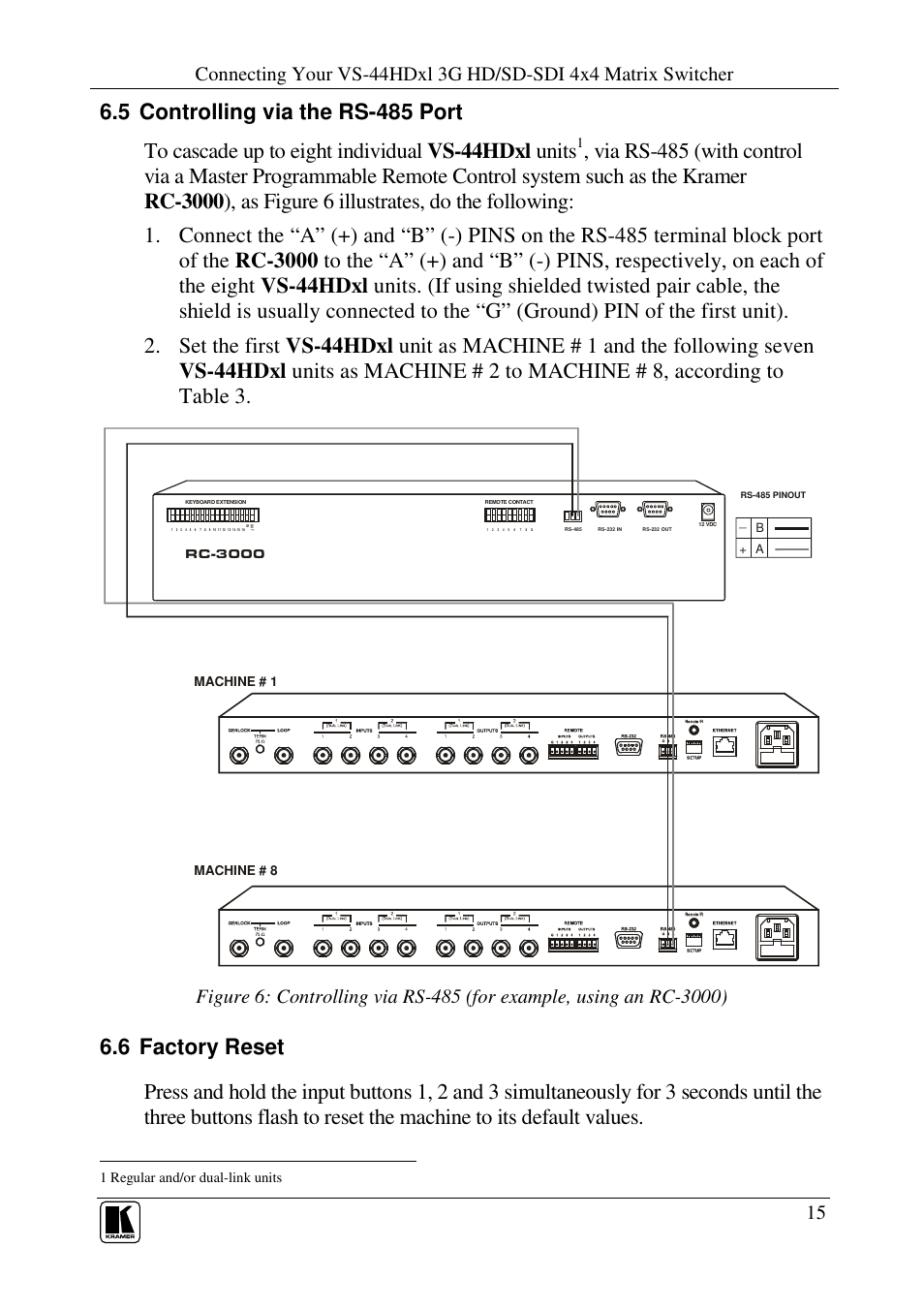 Kramer Electronics VS-44HDxl User Manual | Page 18 / 31