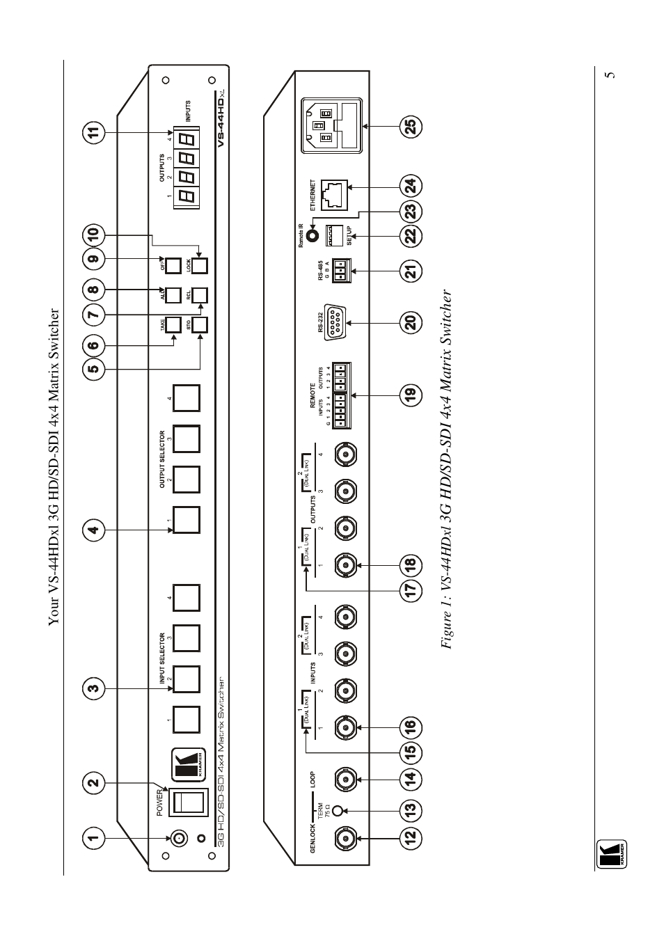 Kramer Electronics VS-44HDxl User Manual | Page 8 / 31