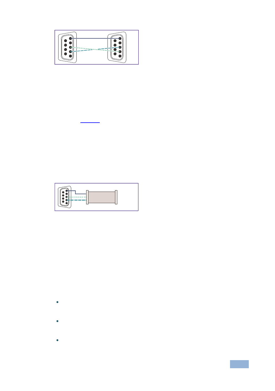 3 connecting a pc or controller to the rs-485 port, Connecting a pc or controller to the rs-485 port, Figure 4: crossed cable rs-232 connection | Section 5.3 | Kramer Electronics VS-5x5 User Manual | Page 12 / 35