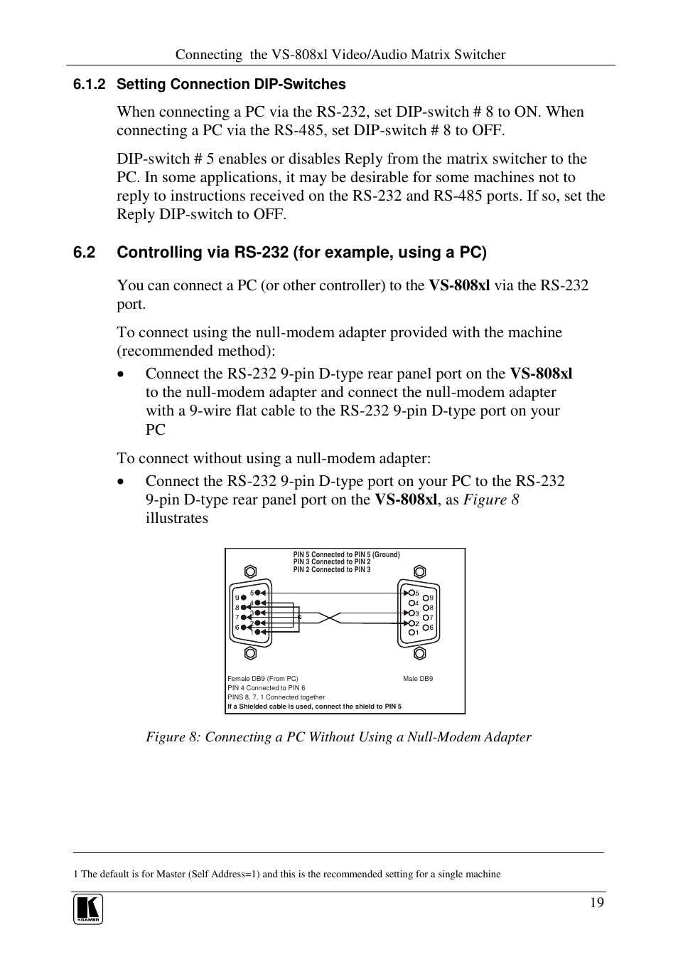 Kramer Electronics VS-848 User Manual | Page 22 / 39