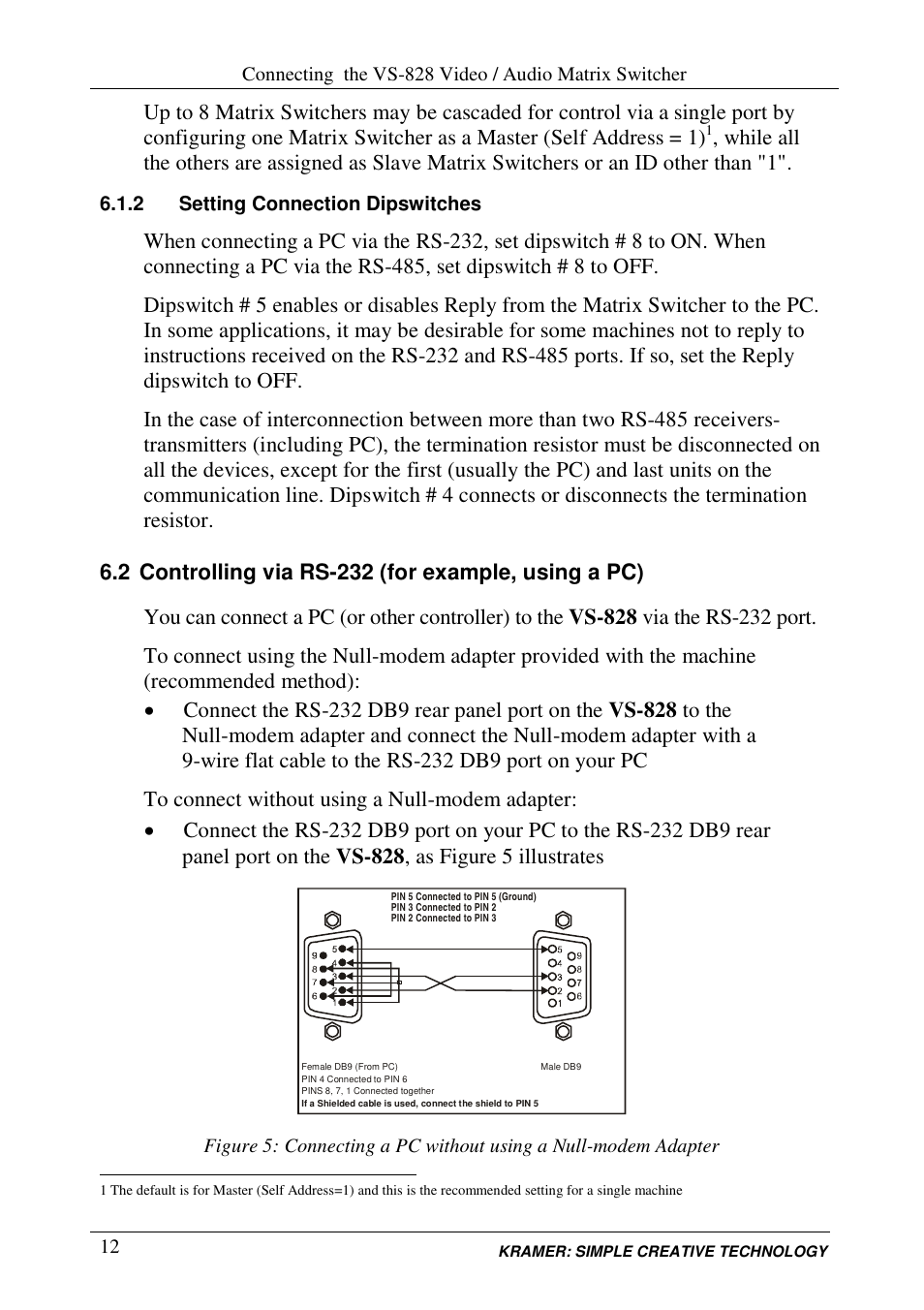 Kramer Electronics VS-626 User Manual | Page 15 / 28