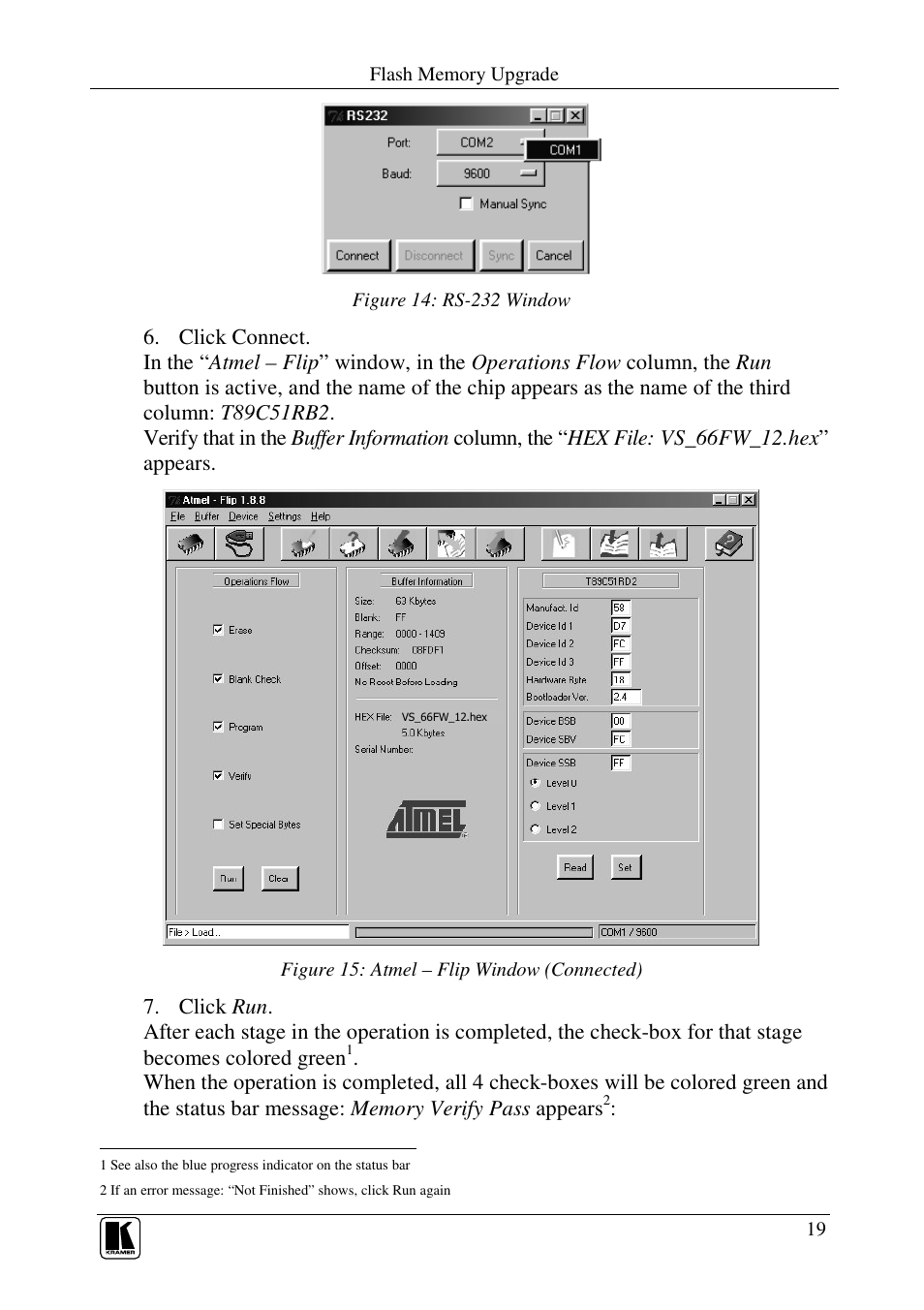 Kramer Electronics VS-66FW User Manual | Page 23 / 31