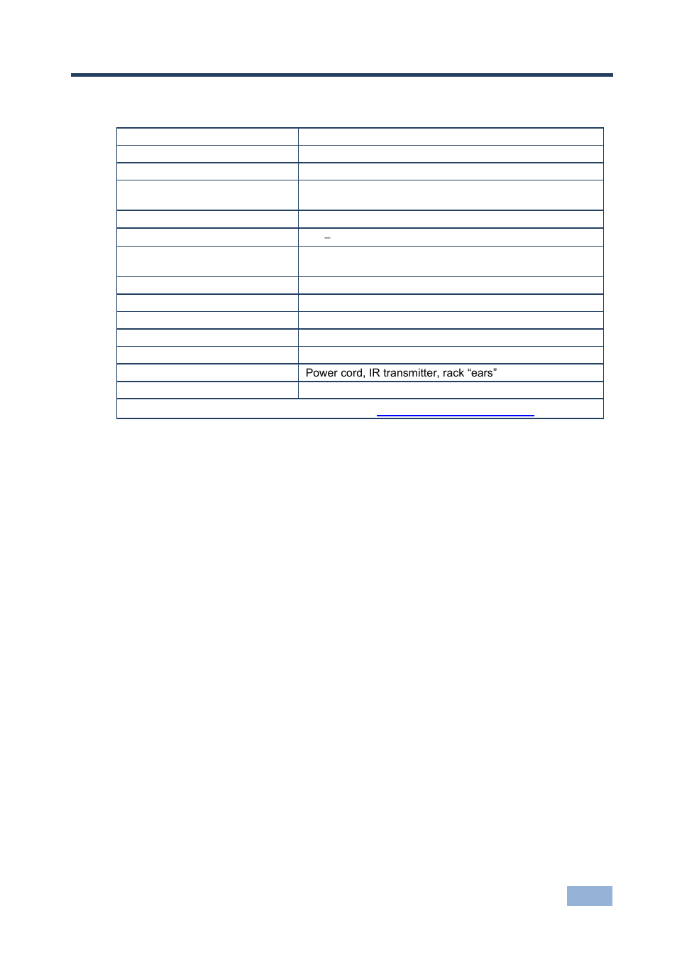 7 technical specifications, Technical specifications, 7technical specifications | Kramer Electronics VS-66HDCPxl User Manual | Page 24 / 30