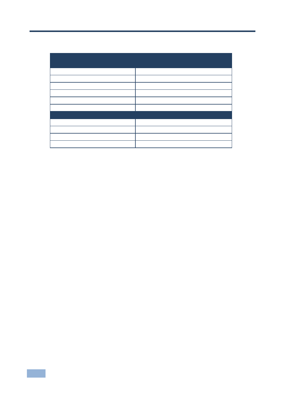 8 default communication parameters, Default communication parameters, 8default communication parameters | Kramer Electronics VS-66HDCPxl User Manual | Page 25 / 30