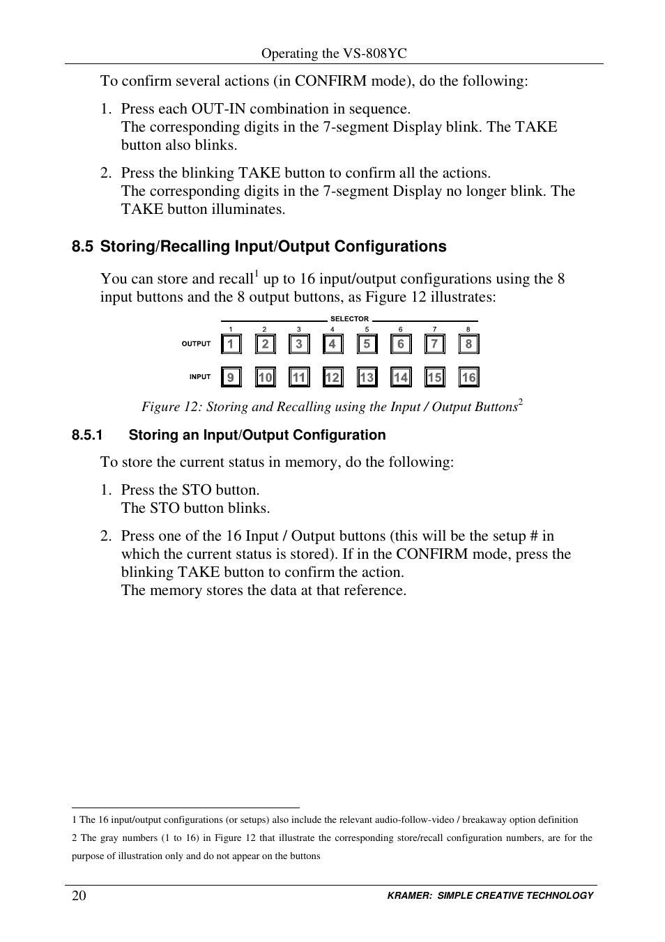 Kramer Electronics VS-808YC User Manual | Page 23 / 38